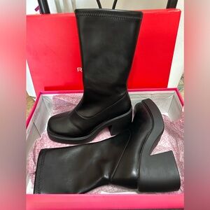 Black Healed Boot (New in box)
